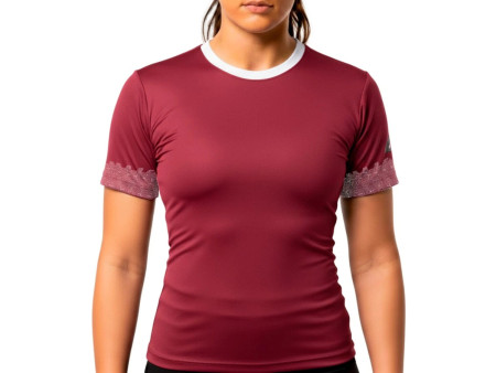 Shirt-Lifting Borgoña/Blanco