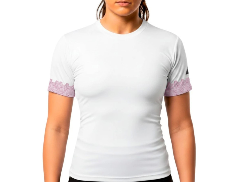 Shirt-Lifting Blanco/Borgoña