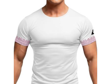 Shirt-Lifting Blanco/Borgoña